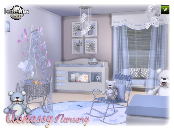 Sims 4 Acnassy nursery by jomsims at TSR