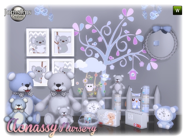 Sims 4 Acnassy nursery part 2 by jomsims at TSR