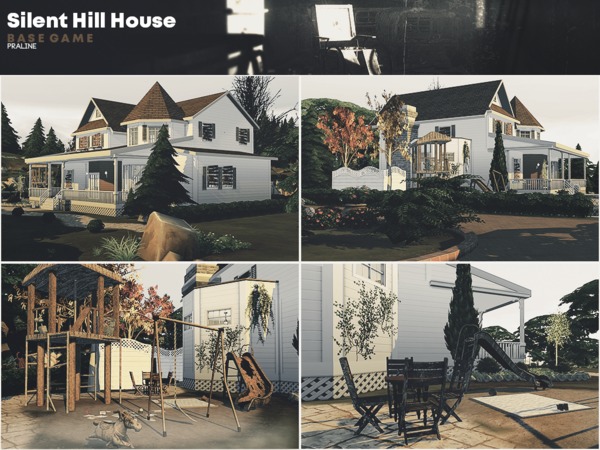 Sims 4 Silent Hill House by Pralinesims at TSR