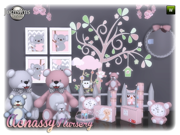 Sims 4 Acnassy nursery part 2 by jomsims at TSR