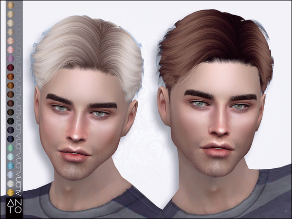 Sims 4 Alan Hairstyle by Anto at TSR