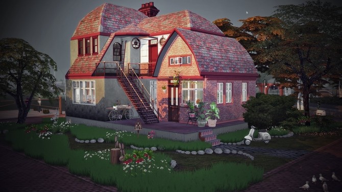 Sims 4 LITTLE PORT house at SoulSisterSims