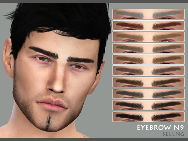 Sims 4 Eyebrow N9 by Seleng at TSR