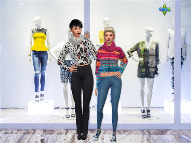 Sims 4 Sweaters by Mabra at Arte Della Vita