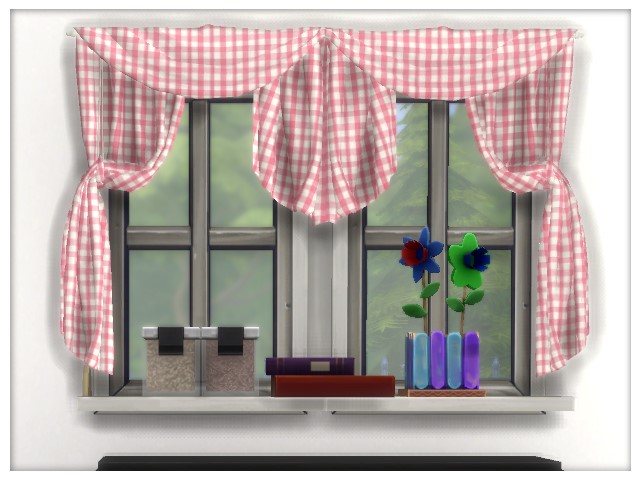 Sims 4 Short Curtains by Oldbox at All 4 Sims