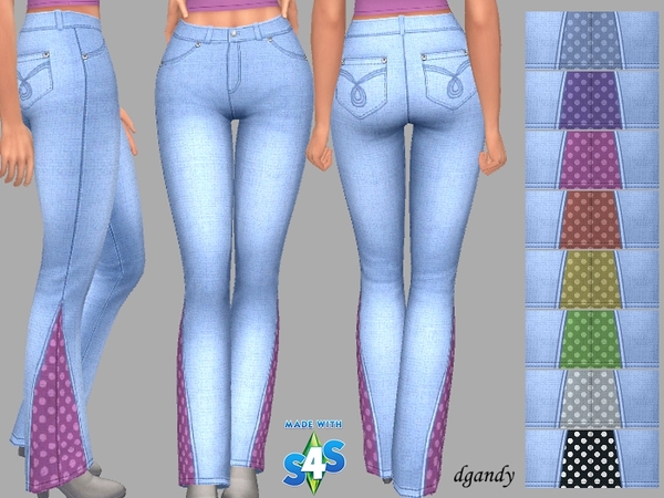 Sims 4 Jeans Demi by dgandy at TSR