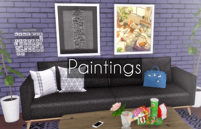 Sims 4 Paintings at Descargas Sims