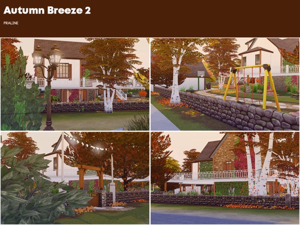 Sims 4 Autumn Breeze 2 house by Pralinesims at TSR
