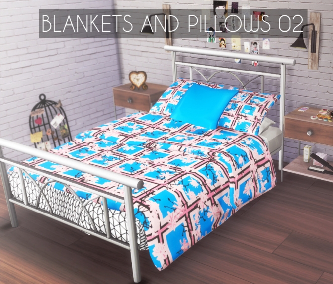 Blankets and Cushions 02 at Descargas Sims » Sims 4 Updates