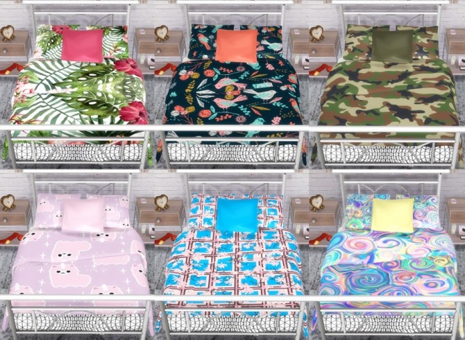 Sims 4 Blankets and Cushions 02 at Descargas Sims