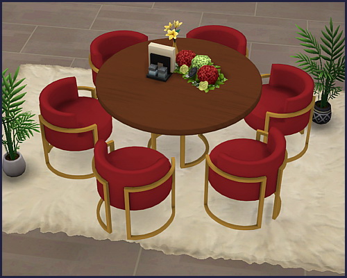 Sims 4 Set Lora dining room at CappusSims4You