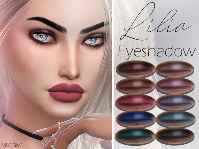 Sims 4 Lilia Eyeshadow at MSQ Sims