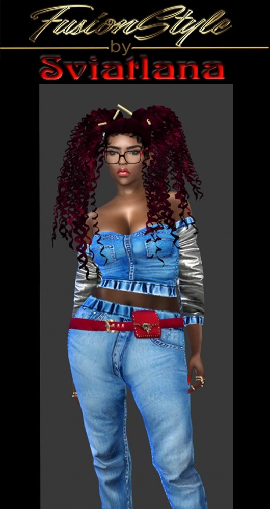 Sims 4 Bag on belt at FusionStyle by Sviatlana