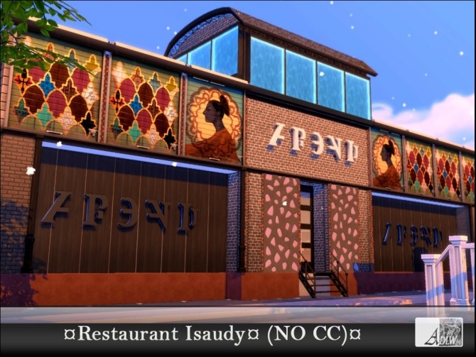 Sims 4 Restaurant Isaudy by tsukasa31 at Mod The Sims