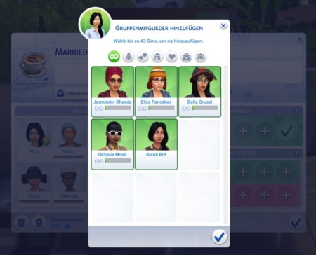 More Club Members & Gender Requirements by Havem at Mod The Sims