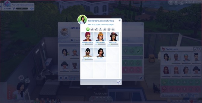 Sims 4 More Club Members & Gender Requirements by Havem at Mod The Sims