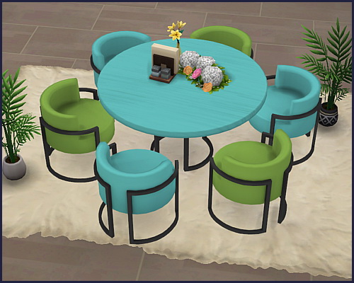 Sims 4 Set Lora dining room at CappusSims4You