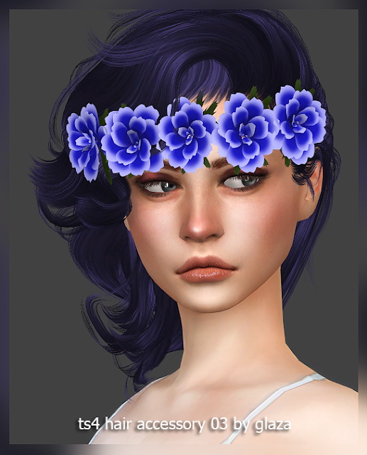 Sims 4 Hair accessory 03 at All by Glaza