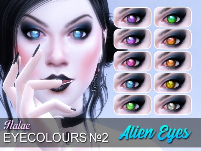 Sims 4 Nalae Eyecolors No.2: Alieneyes by Nalae at Mod The Sims