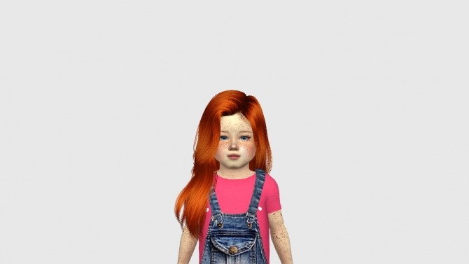 Sims 4 ANTO EDEN HAIR KIDS AND TODDLER VERSION by Thiago Mitchell at REDHEADSIMS