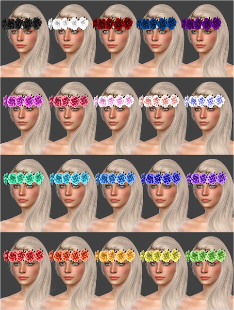 Sims 4 Hair accessory 03 at All by Glaza