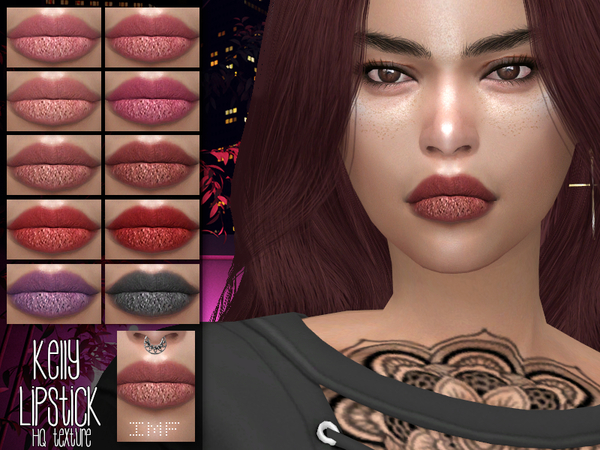 Sims 4 IMF Kelly Lipstick N.130 by IzzieMcFire at TSR