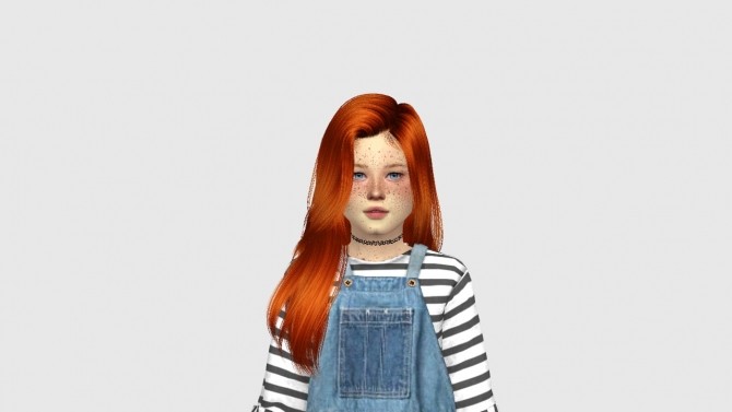 Sims 4 ANTO EDEN HAIR KIDS AND TODDLER VERSION by Thiago Mitchell at REDHEADSIMS