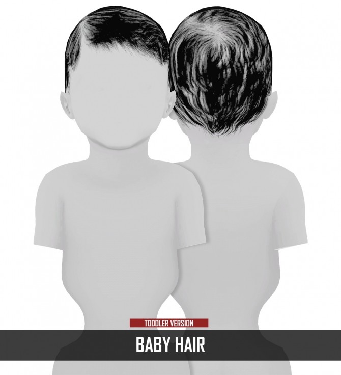 Sims 4 BABY HAIR TS2 TO TS4 by Thiago Mitchell at REDHEADSIMS