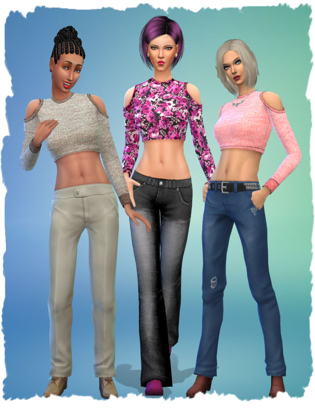 Sims 4 Movie sweater by Chalipo at All 4 Sims