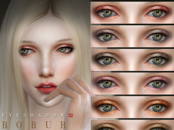 Sims 4 Eyeshadow 32 by Bobur3 at TSR