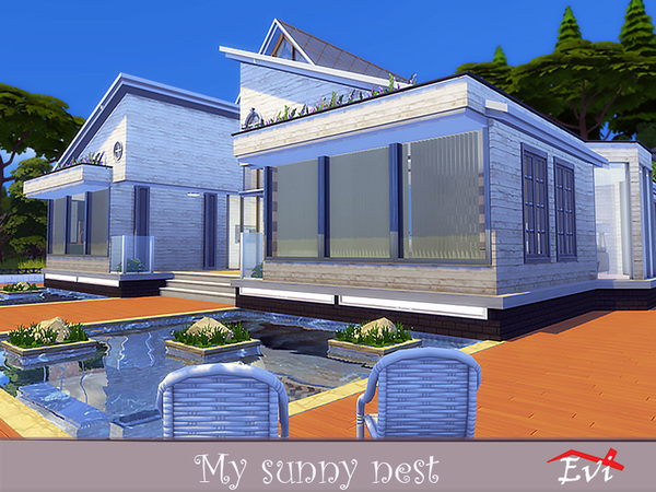 Sims 4 My sunny Nest by evi at TSR