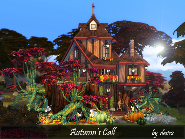 Sims 4 Autumns Call fairytail house by dasie2 at TSR