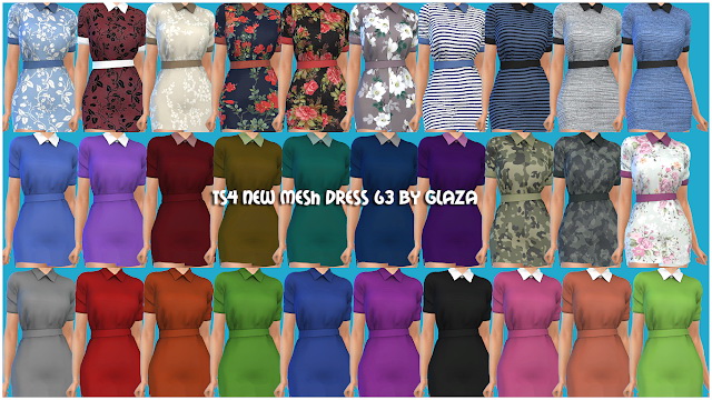 Sims 4 Dress 63 at All by Glaza