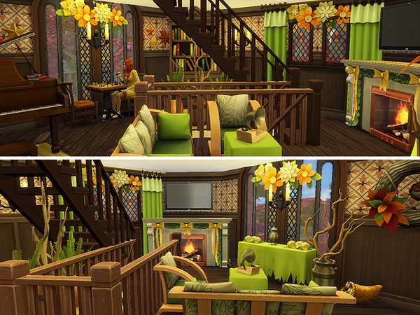 Sims 4 Autumns Call fairytail house by dasie2 at TSR