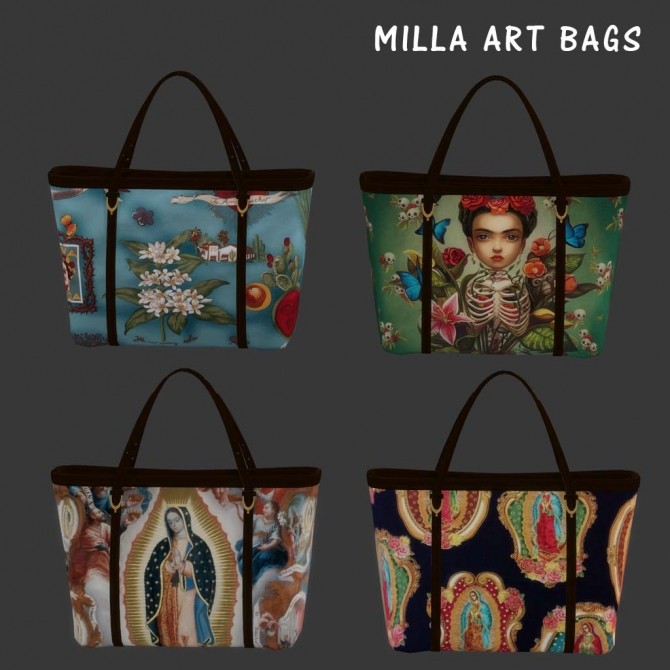 Sims 4 Art Bags at Leo Sims