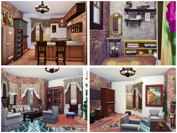 Sims 4 Sophia house by Danuta720 at TSR