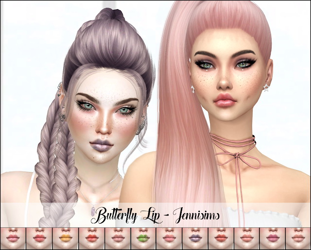 Sims 4 Lipstick Butterfly at Jenni Sims