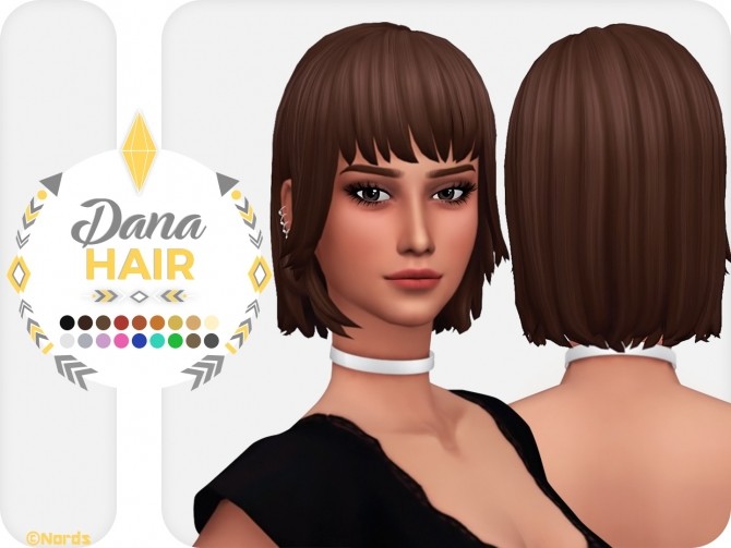 Sims 4 Dana Hair at Nords Sims