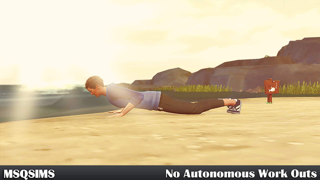 Sims 4 No Autonomous Work Outs at MSQ Sims