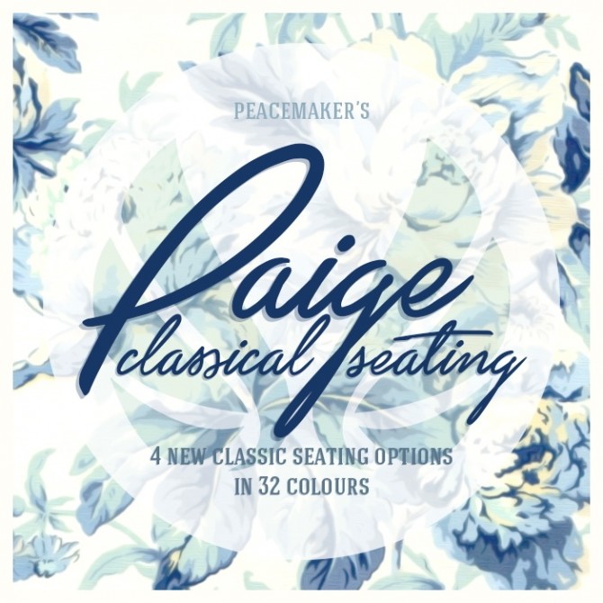 Sims 4 Paige Classical Seating   Sofa, Loveseat, Armchair, and Wingback at Simsational Designs