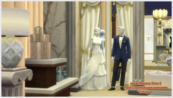 Sims 4 Wedding Salon at Sims by Mulena