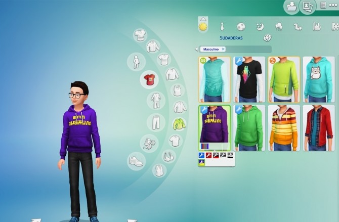 Sims 4 San Myshuno hoodie for Kids by jordihs at Mod The Sims