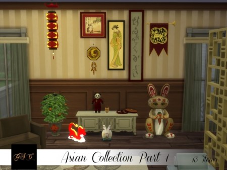 Asian Collection Part 1 TS3 to TS4 Store Conversion by goldilockssims at Mod The Sims