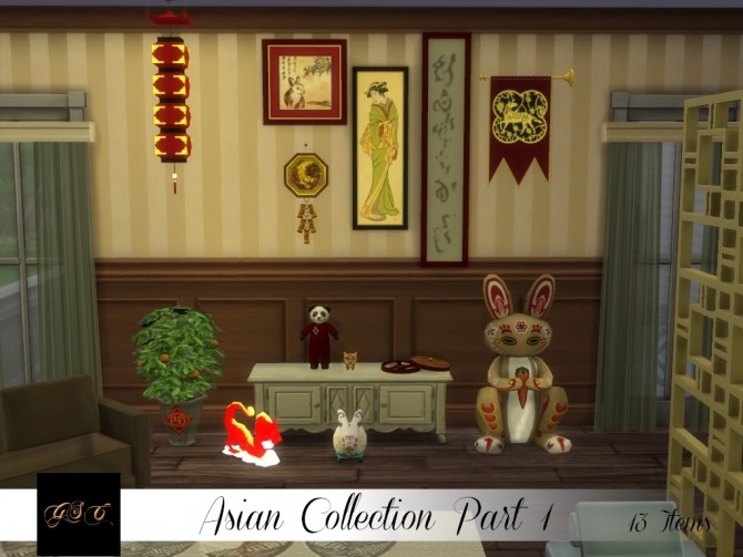 Sims 4 Asian Collection Part 1 TS3 to TS4 Store Conversion by goldilockssims at Mod The Sims