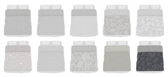 Sims 4 Peacemaker’s Luxurious Bedding V2 recolour at SimPlistic
