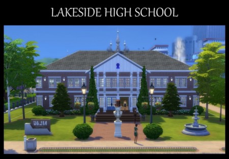 Lakeside High School Fully Functional by Simmiller at Mod The Sims