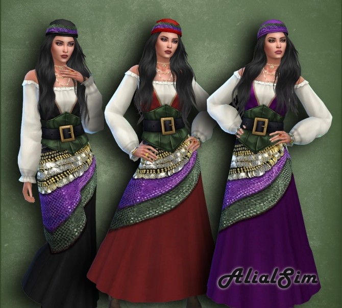 Sims 4 Gipsy outfit at Alial Sim