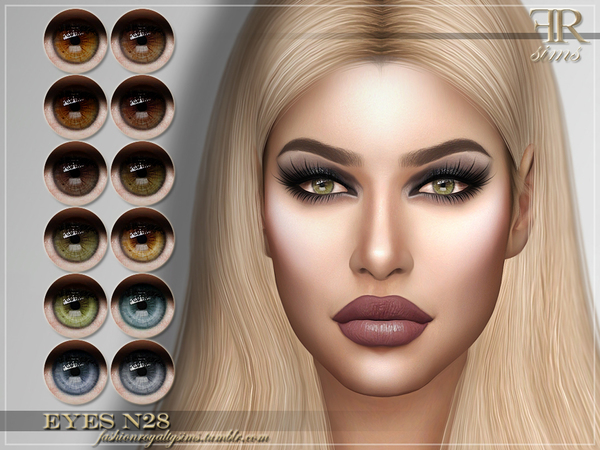 Sims 4 FRS Eyes N28 by FashionRoyaltySims at TSR