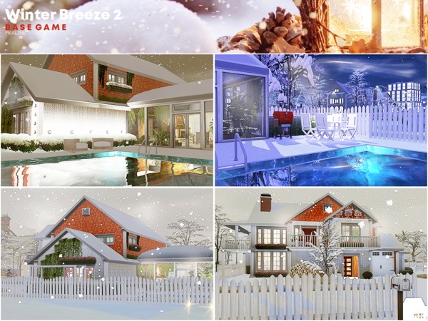 Sims 4 Winter Breeze 2 house by Pralinesims at TSR