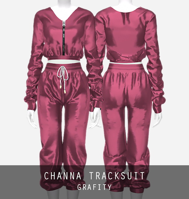Sims 4 CHANNA TRACKSUIT (P) at Grafity cc